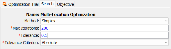 Search Component Editor