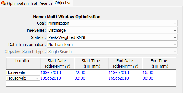 Window 1 and Window 2 Objectives