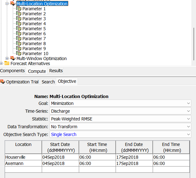 Objective Component Editor