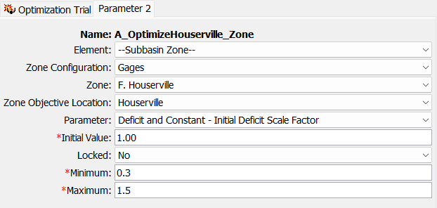 Parameter 2 Configuration