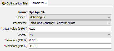 Setting Parameter 3 to the Constant Rate