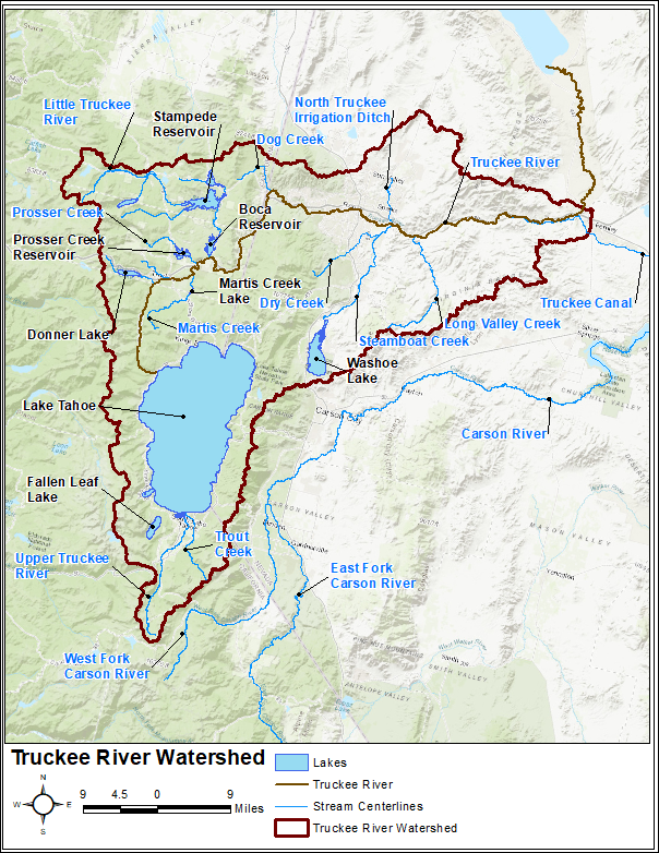 Figure 1. Truckee River Watershed