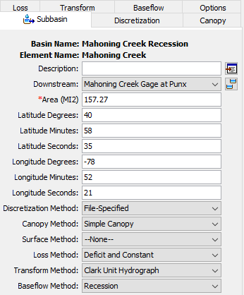 Applying the Recession Baseflow Method