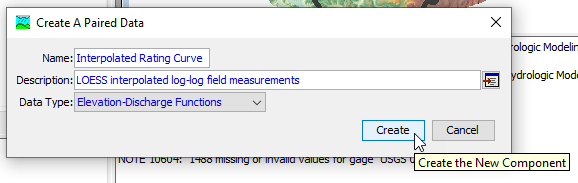 Filling out paired data information