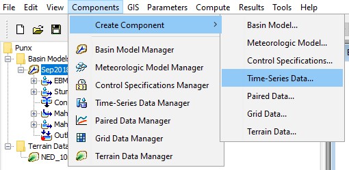 Creating a new time series component