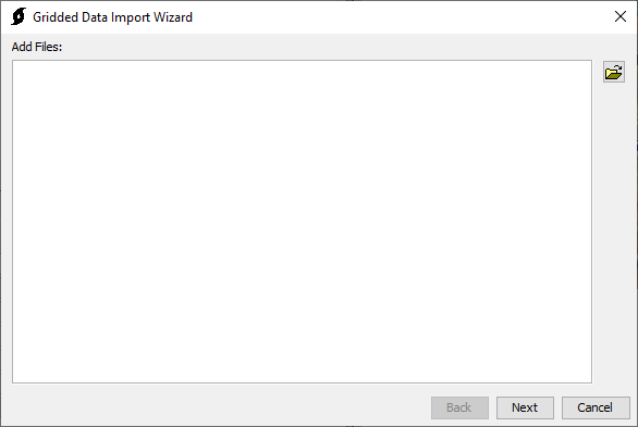 Gridded data import wizard