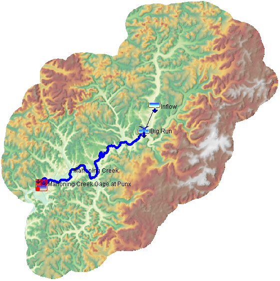 Figure 5. Mahoning Creek Basin Model