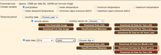 Figure 1. Downloading Data