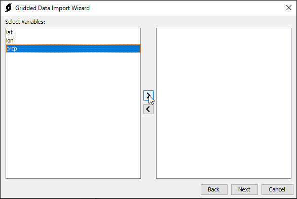 Selecting Variables to Import