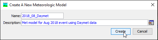 Creating a New Meteorologic Model