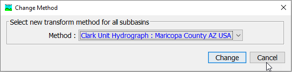 Change Transform Method