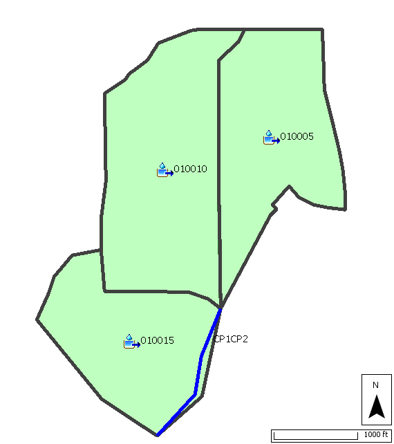Geo-referenced Basin Model