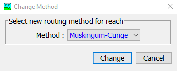 Change Method Selection