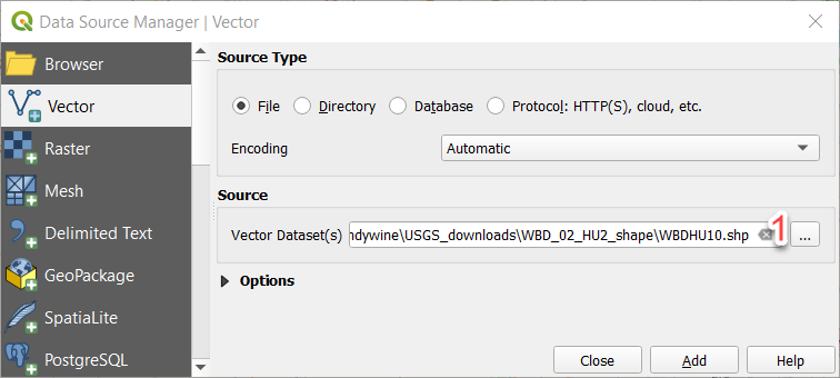 Adding boundary shapefile