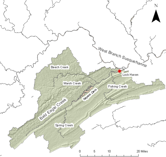 Foster Joseph Sayers Dam - Location Map 2