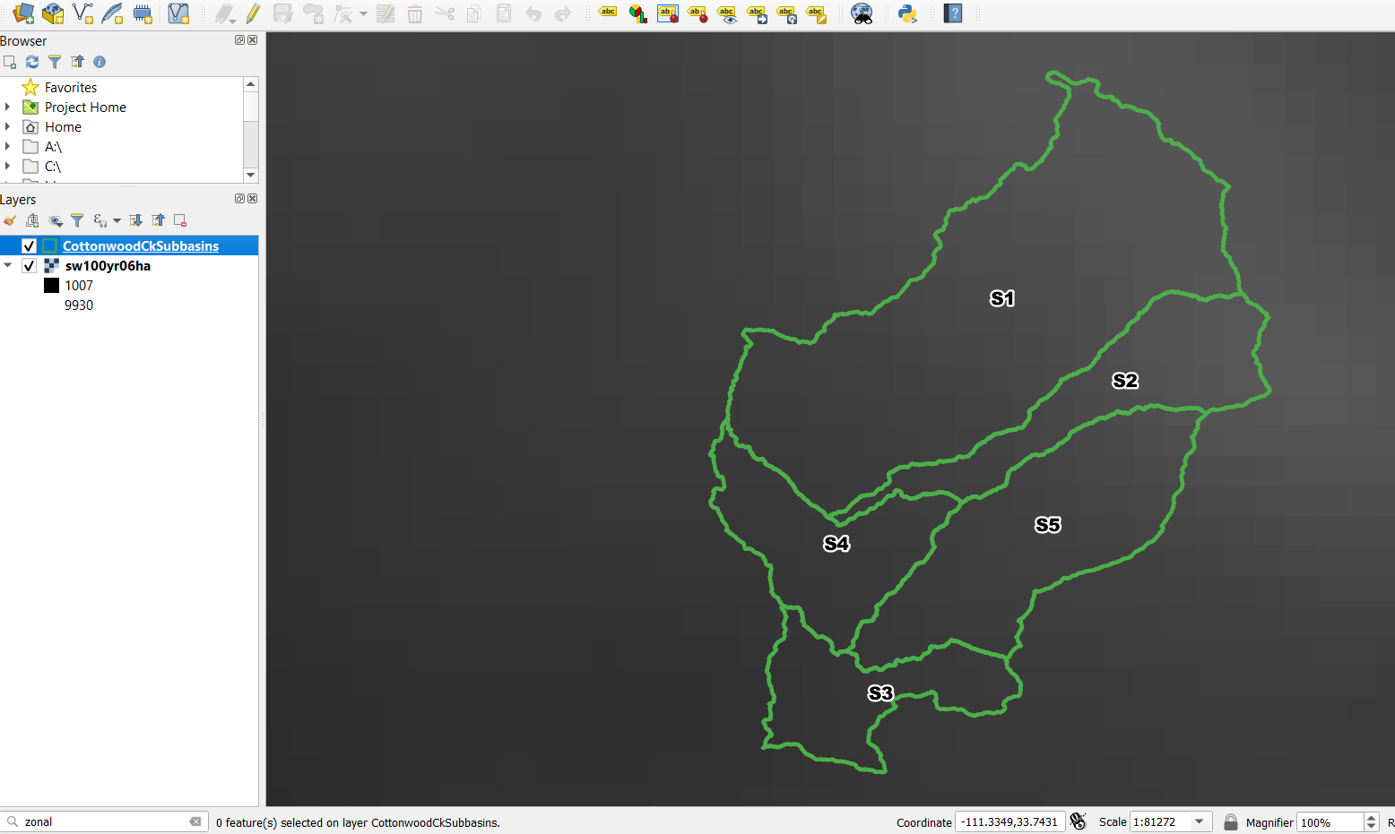 QGIS project