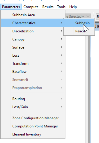 Computing Subbasin Characteristics Computing Subbasin Characteristics