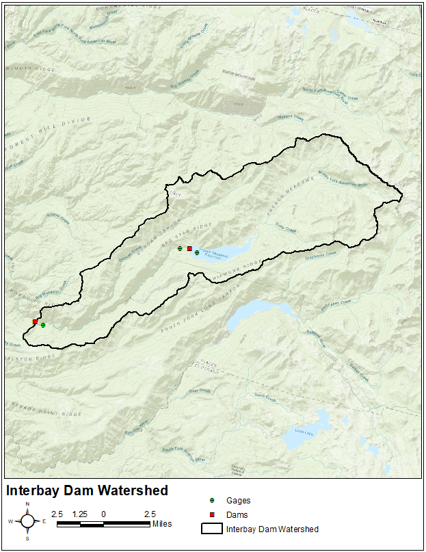 USGS Reservoir and Stream Gage Locations
