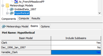 Selecting the Variable_Clark Basin Model