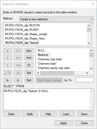 Selecting all NULL Textures