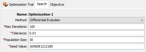 Selecting the Differential Evolution Search Method for an Optimization Trial