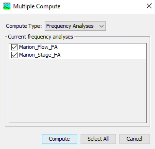 Multiple Compute - Frequency Analysis