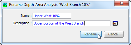 Renaming a Depth-Area Analysis