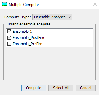 Ensemble Analysis Multiple Compute