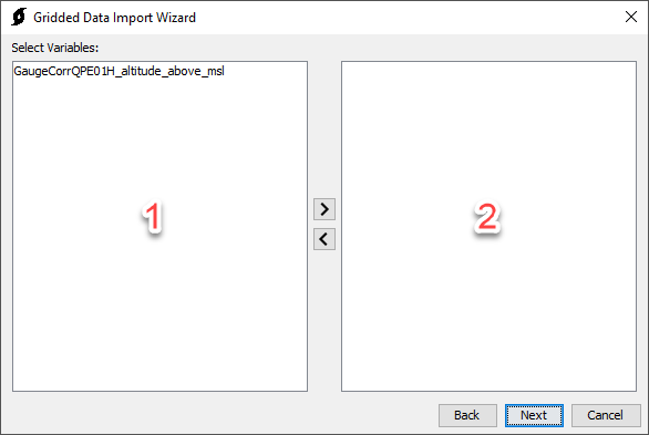 Selecting variables