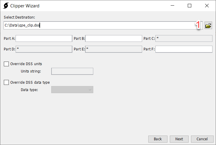 Select destination Select destination