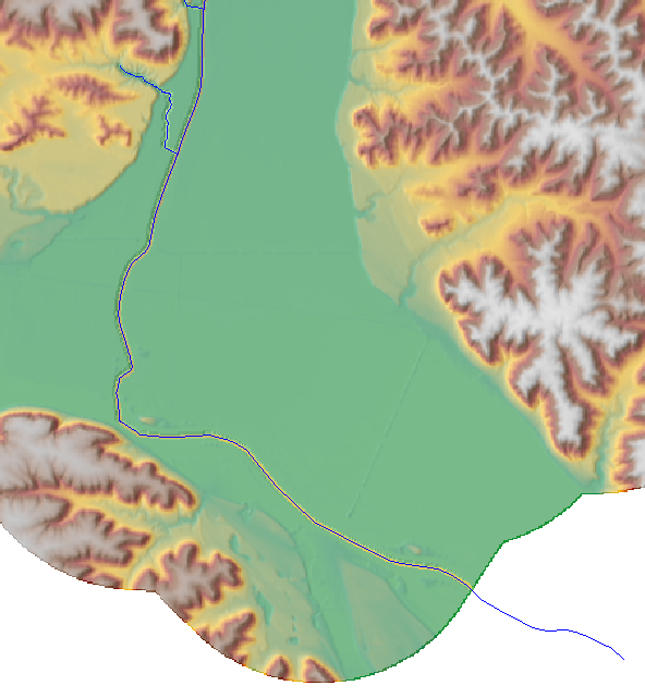 Terrain Reconditioning - Burn Streams Input Layer