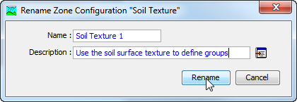 Renaming a zone configuration