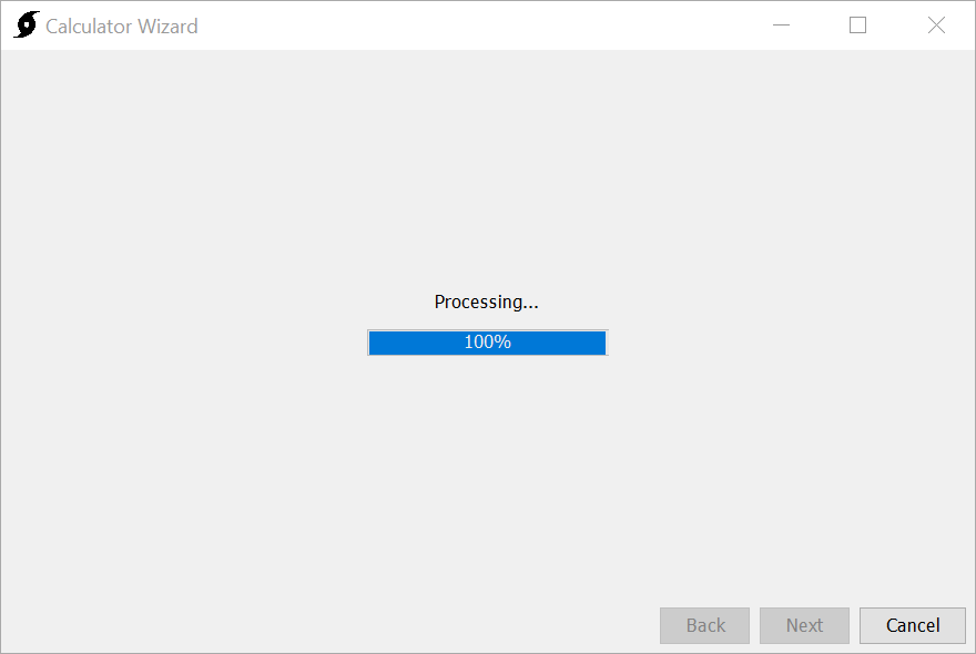 Progress bar while processing data Progress bar while processing data