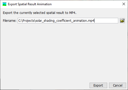 Export Animation Dialog