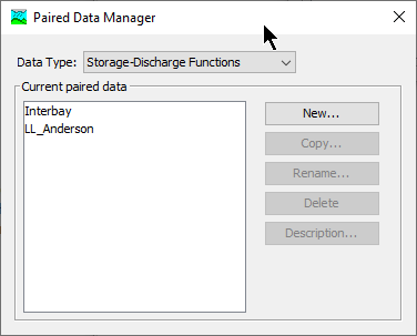 The paired data manager set to work with storage-discharge functions