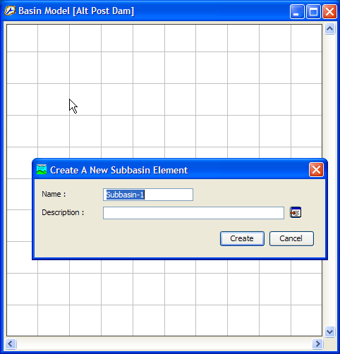 Creating a subbasin in a new Basin Model