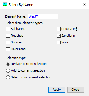 Selecting elements by name