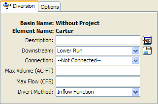 Diversion Component Editor