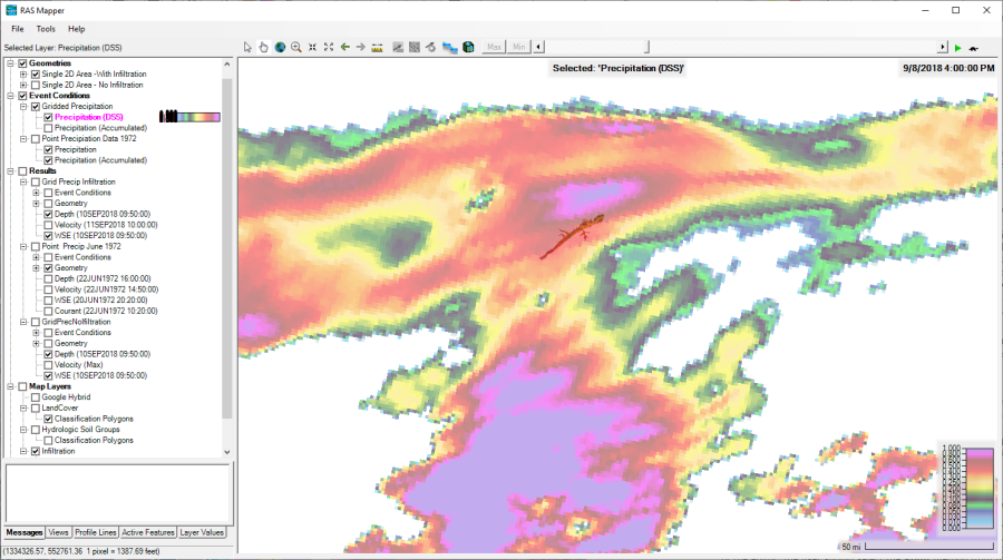 Figure 4-7. Example Incremental Precipitation Map