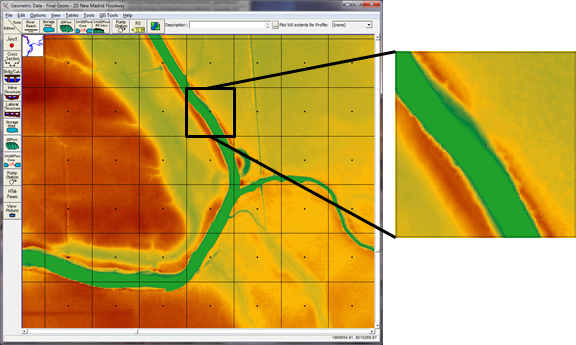  Figure 3-18. Details of Underlying Cell Terrain Data. 