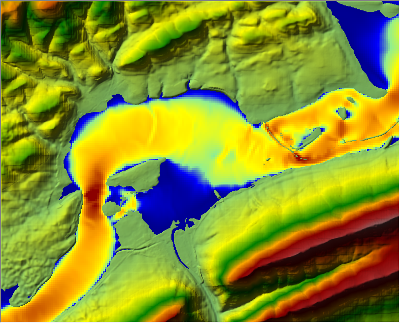  Figure 6-12. Example Color based Velocity Plot 