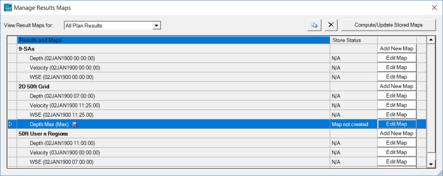 Figure 6-10. Results Mapping Window.