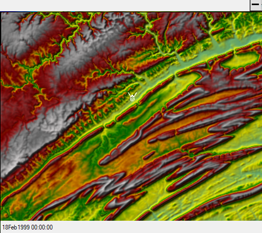 Figure 6-35. Example of the 3D Viewer Mini Map.