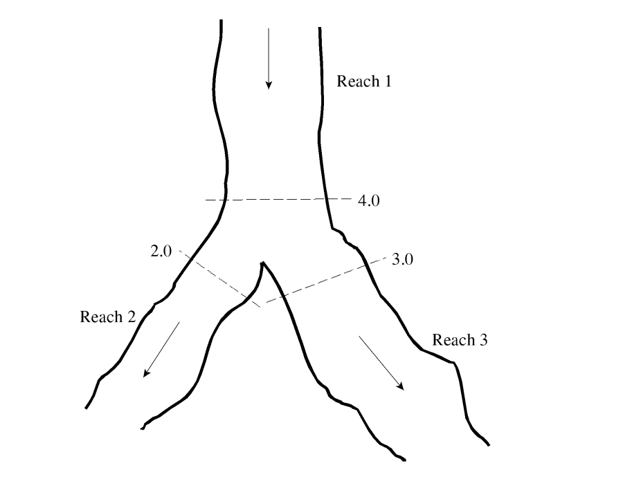 Example Flow Split at a Junction