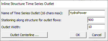 Inline Structure Time Series Outlet Editor