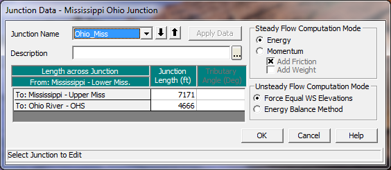 Junction Data Editor