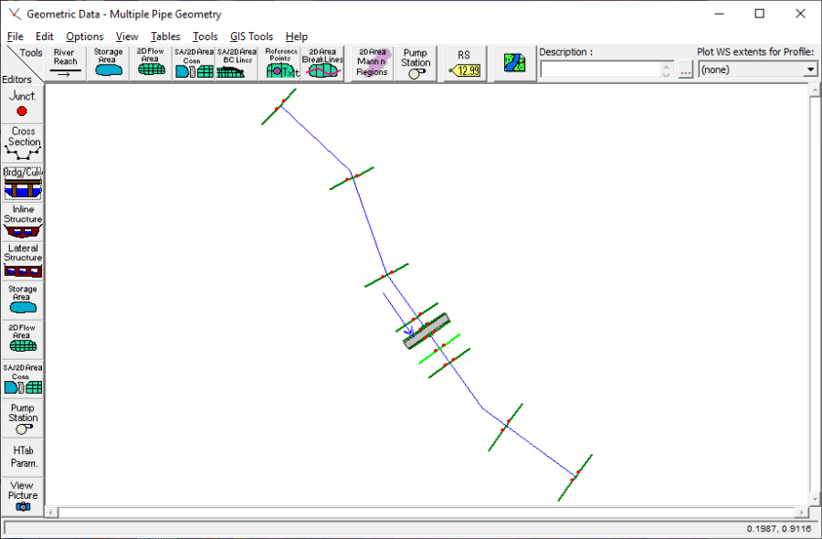 River System Schematic For Spring Creek