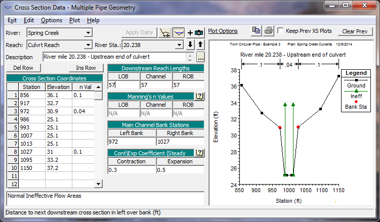 Cross Section Data Editor