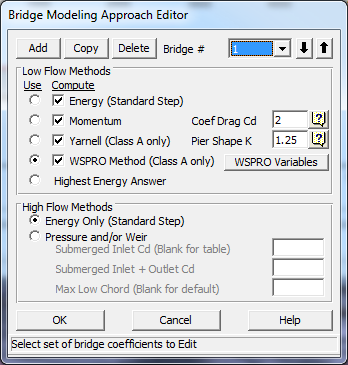 Bridge Modeling Approach Editor