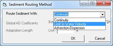 Routing Method Editor.